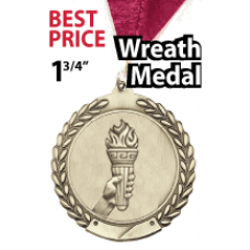 Medal - Wreath 1.75" - #MS500